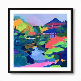 Colourful Gardens Tofuku Ji Japan 4 Art Print