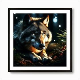 Wild Animal Creative Portrait 172 Art Print