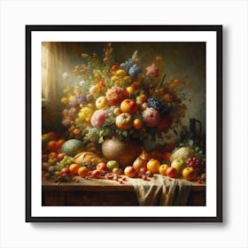 Bouquet Of Fruits Art Print