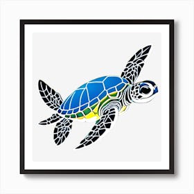 Sea Turtle 2 Art Print