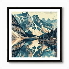 Calm Cascades 13 Art Print