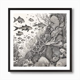 Coral Reef Art Print