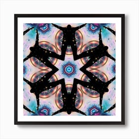 Psychedelic Mandala 43 Art Print