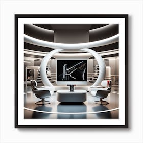 Craft A Cinematic, Futuristic Mood For An Appledesigned Product, With A Focus On Sleek Lines, Metallic Accents, And A Sense Of Sophistication 3 Art Print