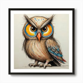 Owl!! 1 Art Print