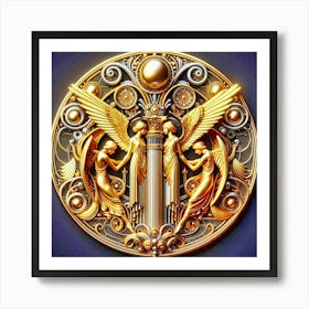 Egyptian Art Deco 22 Art Print