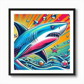 Pop Shark Art Print