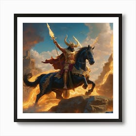 Aphrodite On Horseback Art Print