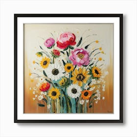 Flowers In A Vase 1 Art Print