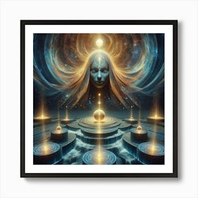 Ethereal Goddess Art Print