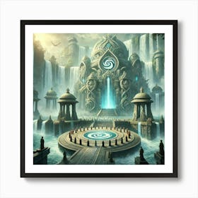 Abyssal Temple Art Print