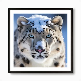 Snow Leopard 13 Art Print