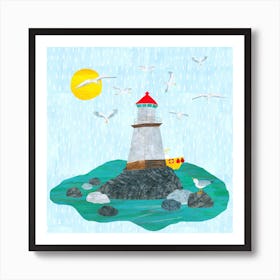 Lofoten Square Art Print