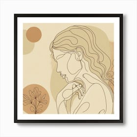 Portrait Of A Woman 28 Art Print