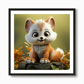 Cute Fox 20 Art Print