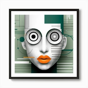 Face Of The Future Art Print