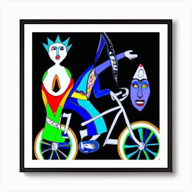 Cycling Art Print