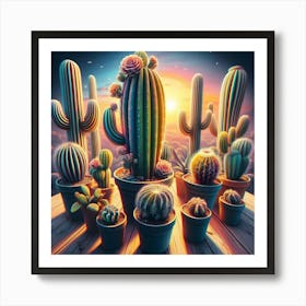 Cactus 2 Art Print