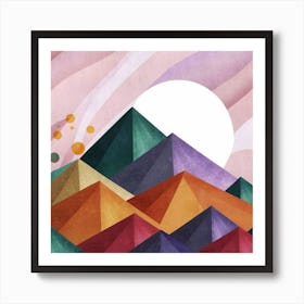 Mountain Landscape 1 Art Print