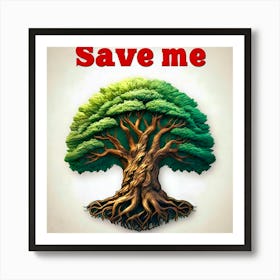 Save Me Art Print