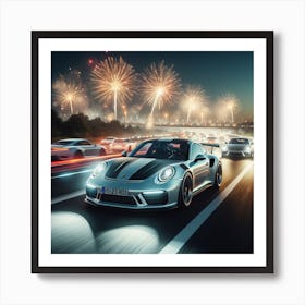 Porsche 911 Gt3 5 Art Print