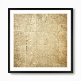 Abstract Pattern Swirling Across Vintage Crumpled Paper Textures Of Both The Creases And Paper Fibe 2 1 Art Print