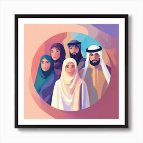 Arabic People 2 Art Print