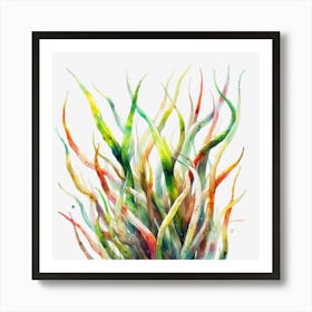 Watercolor Seaweed Art Print