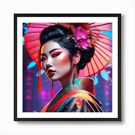 Geisha 171 Art Print