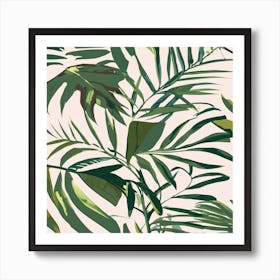 Tropical Leaves 1 Art Print