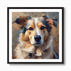 Australian Shepherd Art Print