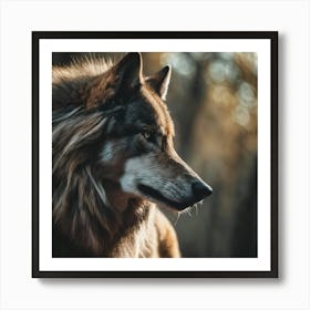 Wolf Portrait 1 Art Print