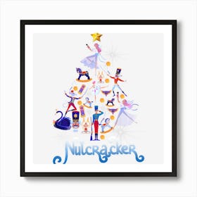 Limited Edition Nutcracker Ballet Dancer Matching Family Christmas Ugl Art Print