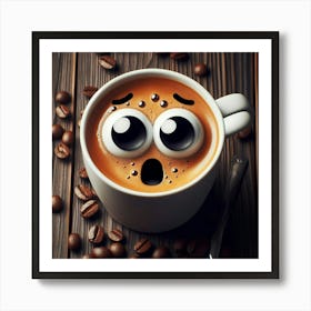 A cup of coffee 5 Art Print