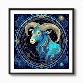 Astrology Zodiac Sign Art Print