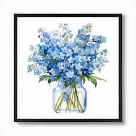 Forget Me Nots Art Print