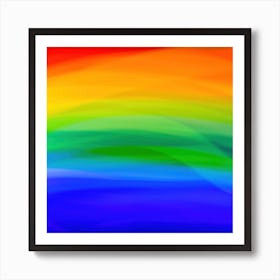 Rainbow Light Background Art Print