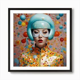 Front Detailed Portrait Photography Art Print