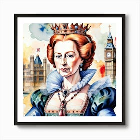 Queen Elizabeth I 13 Art Print