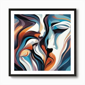 'The Kiss' Art Print