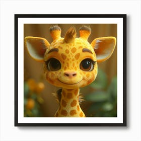 Giraffe 41 Art Print