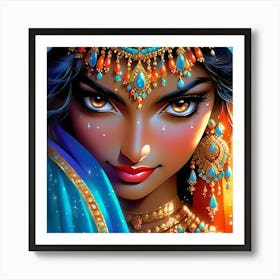 Exotic Beauty Artwork 269 Art Print