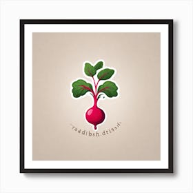 Beet Logo 1 Art Print