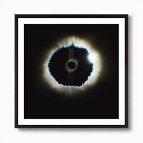 Nasa Solar Eclipse Art Print