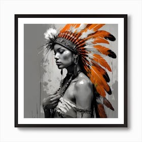 Indian Woman 2 Art Print