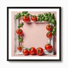 Tomato Frame - Tomato Stock Videos & Royalty-Free Footage Art Print