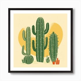 Cactus Illustration Art 62 Art Print