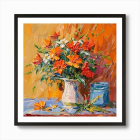 Flowers In A Vase 135 Art Print