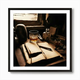 Glass Of Whiskey Art Print