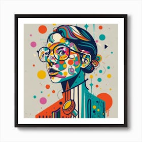 Portrait Of A Woman Art Print